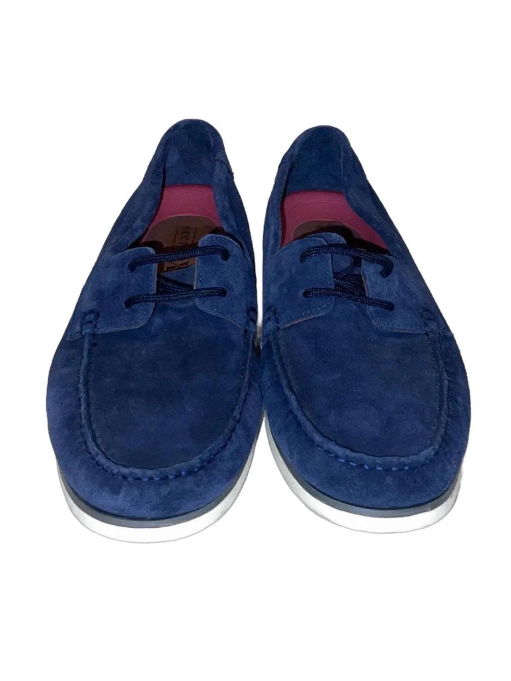 Section X Men’s Slip On Suede Leather Boat Shoes Loafers Sz 10.5